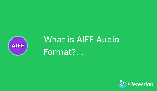 What is AIFF Audio Format? Uncompressed Audio Standard Explained