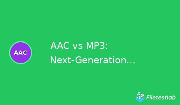 AAC vs MP3: Next-Generation Audio Codec Comparison