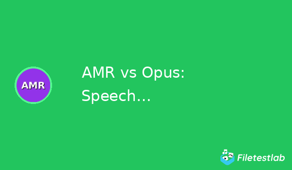 AMR vs Opus: Speech Codec Comparison