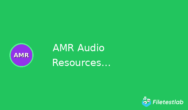 AMR Audio Resources and Tools