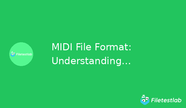 MIDI File Format: Understanding .mid and .midi Extensions